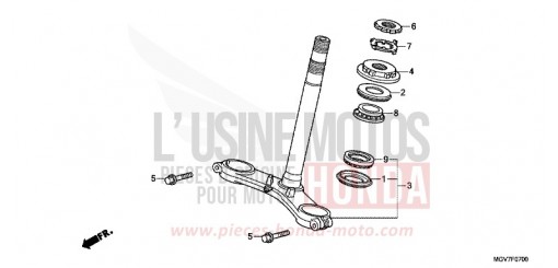 STEERING STEM CBR600FC de 2012